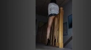 Sissy slut plugged - kinky cowgirl