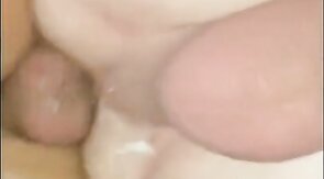 Crossdresser being fucked hard bb creampie