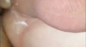 Crossdresser being fucked hard bb creampie