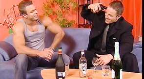 Two lovely buddies are sucking dicks after getting drunk