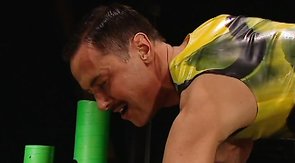 Tight anal hole is being fucked by a massive fist