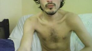 Hairy Skinny Guy Jerks