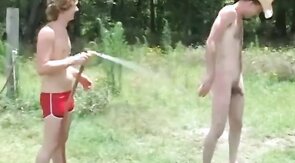 Two Country Boys Wrestle Naked Then Blow Each Other
