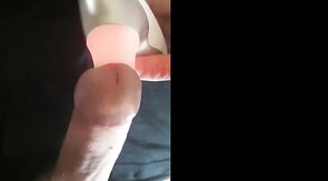 Womanizer male moaning intense orgasm