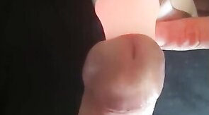 Womanizer male moaning intense orgasm