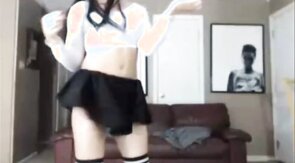 Crossdresser on cam big cock hot