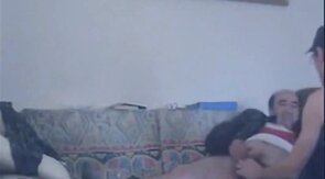 Papa Giorgio cums over for a visit and cums in my ass