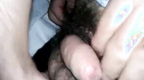 Touching soft dick of my dad in bed