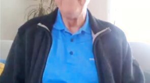 68 yo man from Germany cum