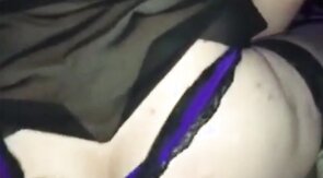 Bubble Butt Sissy teasing and sucking dick