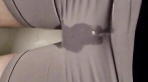me pissing in my running shorts
