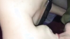 Bubble Butt Sissy teasing and sucking dick