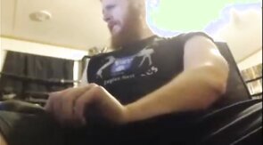 Big Dick Ginger Shoots Out A Massive Load