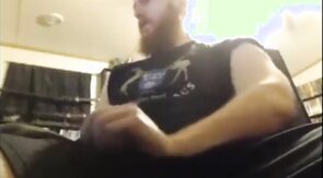 Big Dick Ginger Shoots Out A Massive Load