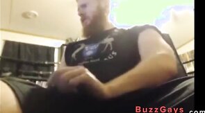 Big Dick Ginger Shoots Out A Massive Load