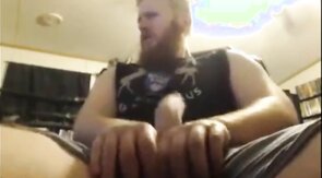 Big Dick Ginger Shoots Out A Massive Load