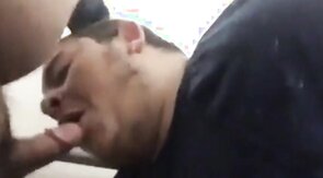 Chubby Suck and Cum on Cock