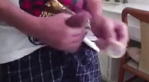 No Mess Wank with Condom