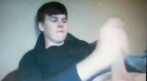 chubby young guy with huge  cock on cam