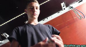 Euro cockriding gay fucked in asshole by horny fucker