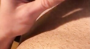 German hot eging and moaning with sperm at the end