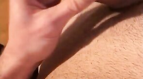 German hot eging and moaning with sperm at the end