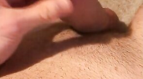 German hot eging and moaning with sperm at the end