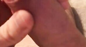 German hot eging and moaning with sperm at the end