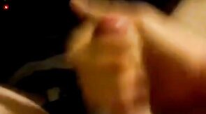 Chubby uncut guy jerking off