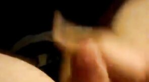 Chubby uncut guy jerking off