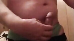 New me cumming wearing bra and panties