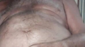 Grandpa is naughty in cam