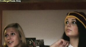 Str8 college stud hazed and fucked in dormitory by gay