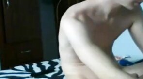 Boy Swallows His Own Cum