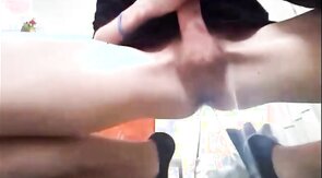 Fuccboi1999 - virgin riding bottle and massive dildo