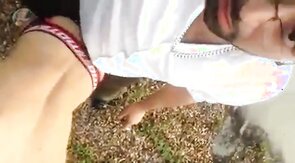 smoking hot in the park