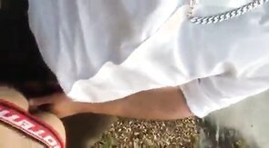 smoking hot in the park