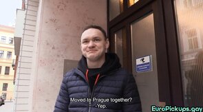 Euro picked up stud POV fucked in bathroom for money