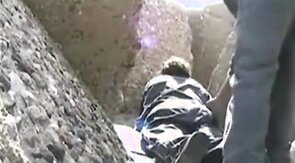 Sex in a cave by the Beach