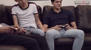 Marco Samuel and Dany Rodriguez share their joystick pl