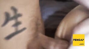Close up of a hot smooth ass taking dick.