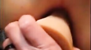 Brent Corrigan dildo opens wet hole for my bare fuck session