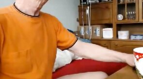 grandpa jerk off his cock