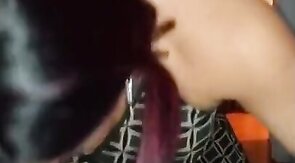 Redhead Mature CD Sucks Cum Out Of BBC