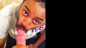 Horny Black Dred Sucks White Redhead Dick