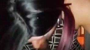 Redhead Mature CD Sucks Cum Out Of BBC