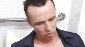 Oral sex in restroom