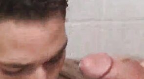 Oral sex in restroom