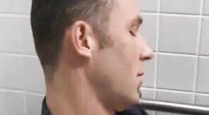 Oral sex in restroom