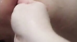 Valentines night ass fisting for him